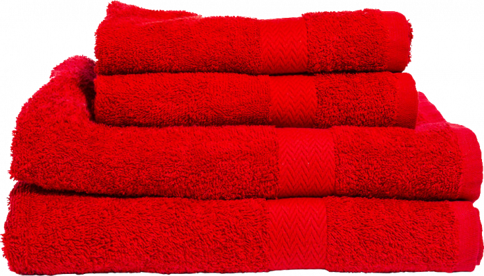 Clique - Towel Large - Röd